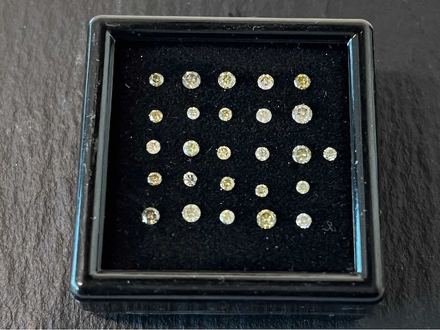 Diamant 1.00 carat natuurlijke briljant geslepen diamant - afbeelding 1 van  3