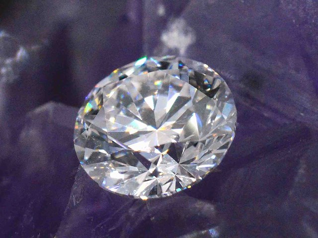Diamant 1.00 carat natuurlijke diamant gecertificeerd - afbeelding 1 van  5