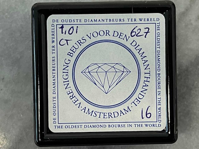 Diamant 1.01 carat diamant - afbeelding 2 van  3