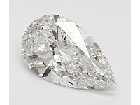 Diamant 1.01 carat pear shape geslepen gecertificeerd