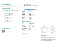 Diamant 1.02 carat echte diamant gecertificeerd - afbeelding 5 van  5