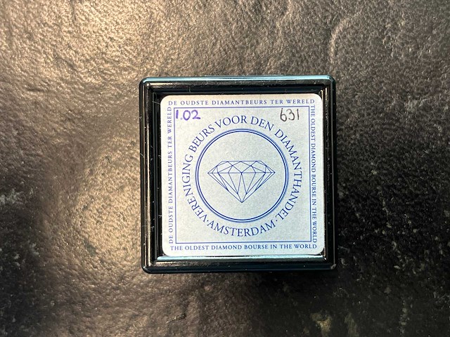 Diamant 1.02 carat natuurlijke diamant - afbeelding 2 van  3