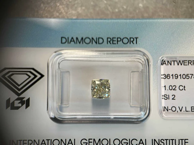 Diamant 1.02 ct igi - afbeelding 2 van  3