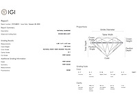 Diamant 1.05 carat echte fancy colour diamant gecertificeerd - afbeelding 4 van  5