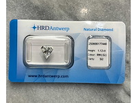 Diamant 1.12 carat natuurlijke diamant gecertificeerd - afbeelding 2 van  5
