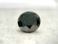 Diamant 11.28 carat echte natuurlijke zwarte diamant - afbeelding 1 van  4