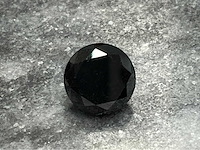 Diamant 11.35 carat zwarte natuurlijke diamant - afbeelding 1 van  4