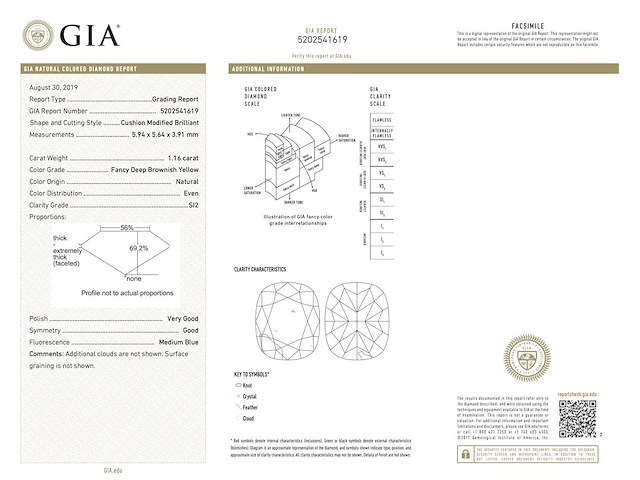 Diamant 1.16 carat natuurlijke diamant gecertificeerd - afbeelding 3 van  3