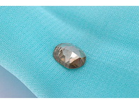 Diamant 1.29 carat fancy champagne roze diamant gecertificeerd - afbeelding 1 van  3