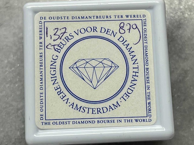 Diamant 1.37 ct - afbeelding 2 van  3
