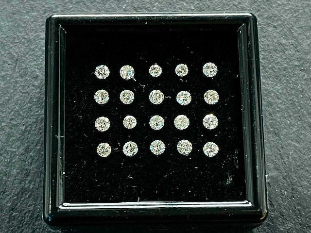 Diamant 1.52 carat echte natuurlijke briljant geslepen diamant - afbeelding 1 van  2