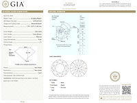 Diamant 2.00 carat echte natuurlijke briljant geslepen diamant gecertificeerd - afbeelding 4 van  6