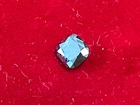 Diamant 2.21 carat echte natuurlijke zwarte diamant kussenvorm gecertificeerd - afbeelding 1 van  4