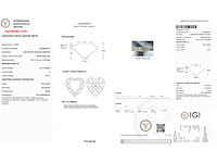 Diamant 3.01 carat hartvorm diamant gecertificeerd - afbeelding 3 van  4