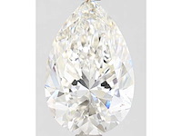 Diamant 3.01 carat pear shape gecertificeerd - afbeelding 1 van  4