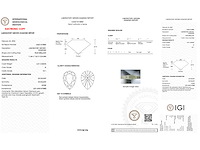 Diamant 3.01 carat pear shape gecertificeerd - afbeelding 3 van  4