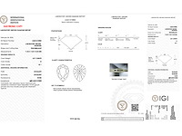 Diamant 3.01 carat pear shape gecertificeerd - afbeelding 4 van  4