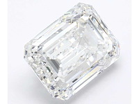 Diamant 3.02 carat emerald geslepen gecertificeerd - afbeelding 1 van  4