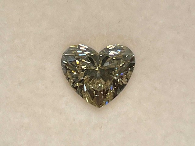 Diamant 3.02 ct hart vorm geslepen los - afbeelding 2 van  5