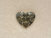 Diamant 3.02 ct hart vorm geslepen los - afbeelding 2 van  5