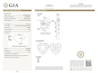 Diamant 3.02 ct hart vorm geslepen los - afbeelding 3 van  5