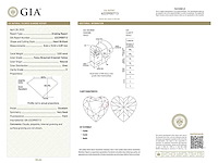 Diamant 3.02 ct hart vorm geslepen los - afbeelding 4 van  5