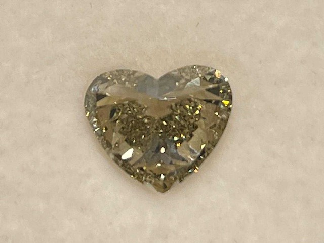 Diamant 3.02 ct hart vorm geslepen los - afbeelding 5 van  5