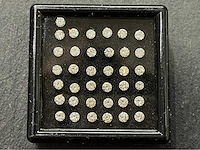 Diamant 3.04 carat natuurlijke briljant geslepen diamant - afbeelding 1 van  3