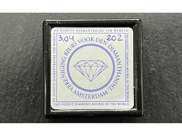 Diamant 3.04 carat natuurlijke briljant geslepen diamant - afbeelding 2 van  3