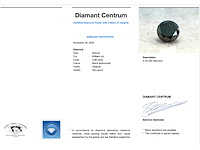 Diamant 3.68 carat echte natuurlijke zwarte diamant - afbeelding 3 van  4