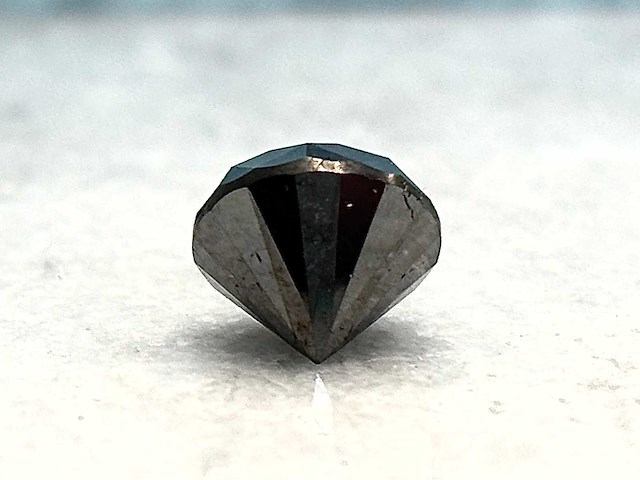 Diamant 3.68 carat echte natuurlijke zwarte diamant - afbeelding 4 van  4