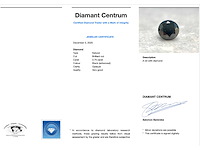 Diamant 3.75 carat briljant geslepen zwarte diamant - afbeelding 3 van  4