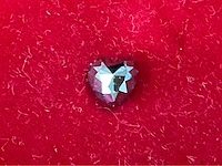 Diamant 3.81 carat zwarte diamant hartvorm gecertificeerd - afbeelding 4 van  6
