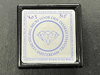 Diamant 4.03 carat natuurlijke briljant geslepen diamant - afbeelding 2 van  3