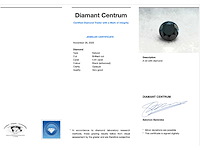 Diamant 4.81 carat echte natuurlijke zwarte diamant - afbeelding 3 van  4