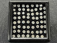 Diamant 5.00 carat echte natuurlijke briljant geslepen diamant - afbeelding 1 van  3