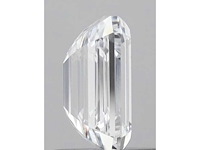 Diamant 5.02 carat emerald geslepen diamant gecertificeerd - afbeelding 2 van  4