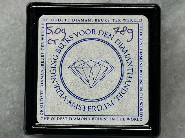 Diamant 5.09 carat - afbeelding 3 van  3