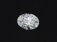 Diamant circa 4.00 carat ovaal geslepen gecertificeerd - afbeelding 2 van  3