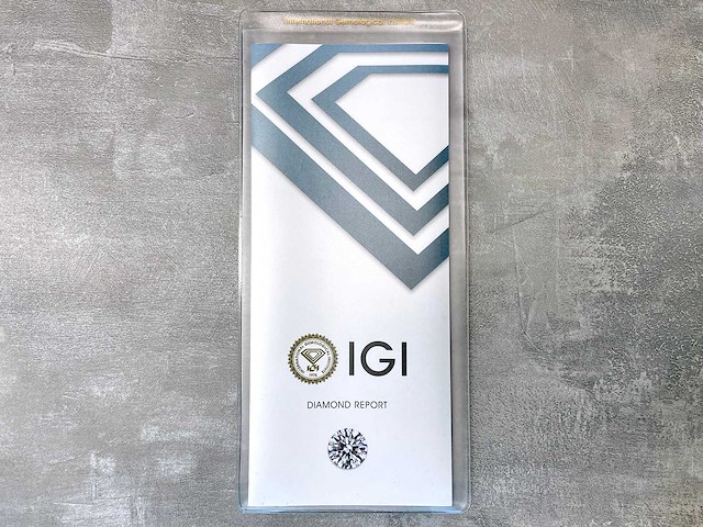 Diamant circa 5.00 carat briljant geslepen diamant gecertificeerd - afbeelding 4 van  4