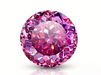 Diamant | exclusive portuguese cut | 1.05 ct ( igi gecertificeerd ), fancy intense pink - afbeelding 1 van  6