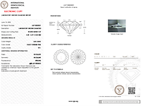 Diamant | exclusive portuguese cut | 1.05 ct ( igi gecertificeerd ), fancy intense pink - afbeelding 4 van  6