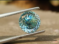 Diamant | exclusive portuguese cut | 1.06ct ( igi gecertificeerd ), fancy vivid blue - afbeelding 2 van  4