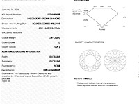 Diamant | exclusive portuguese cut | 1.09ct ( igi gecertificeerd ) - afbeelding 4 van  4