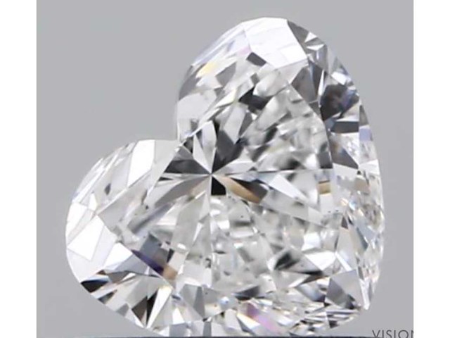 Diamant hart 0.59 ct - afbeelding 1 van  3