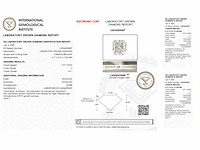 Diamant kussen 0.91 ct igi - afbeelding 3 van  4