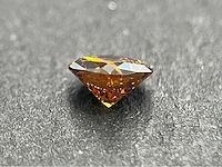 Diamant oranje 0.82 ct - afbeelding 3 van  4