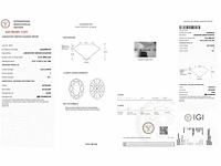 Diamant ovaal 4.04 ct igi - afbeelding 4 van  4