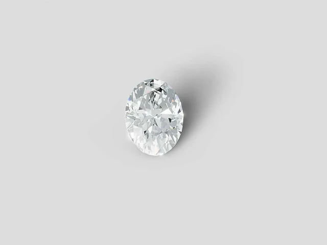 Diamant-ovaal vorm 0,50 cts de vs - afbeelding 1 van  5