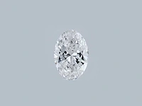 Diamant-ovaal vorm 1,0 cts de vs